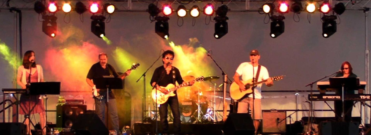 Red Reyne band performing on stage